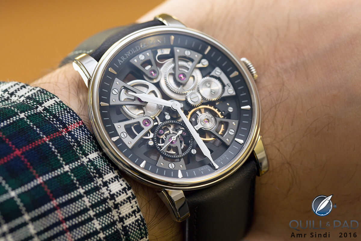 Arnold & Son Nebula wristshot