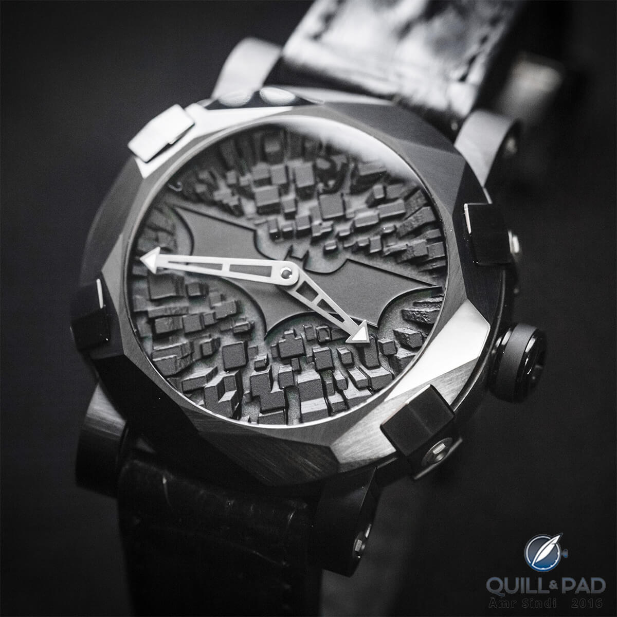 Romain Jerome's Batman-DNA Gotham City pops three-dimensionally by day