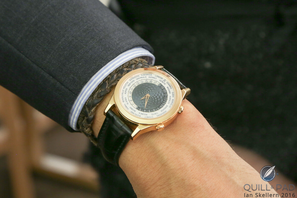 Svend Andersen Tempus Terrae worldtimer on the wrist