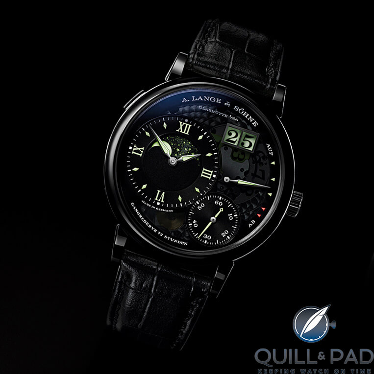 A. Lange & Söhne Grande Lange 1 Moonphase Lumen glowing in the dark
