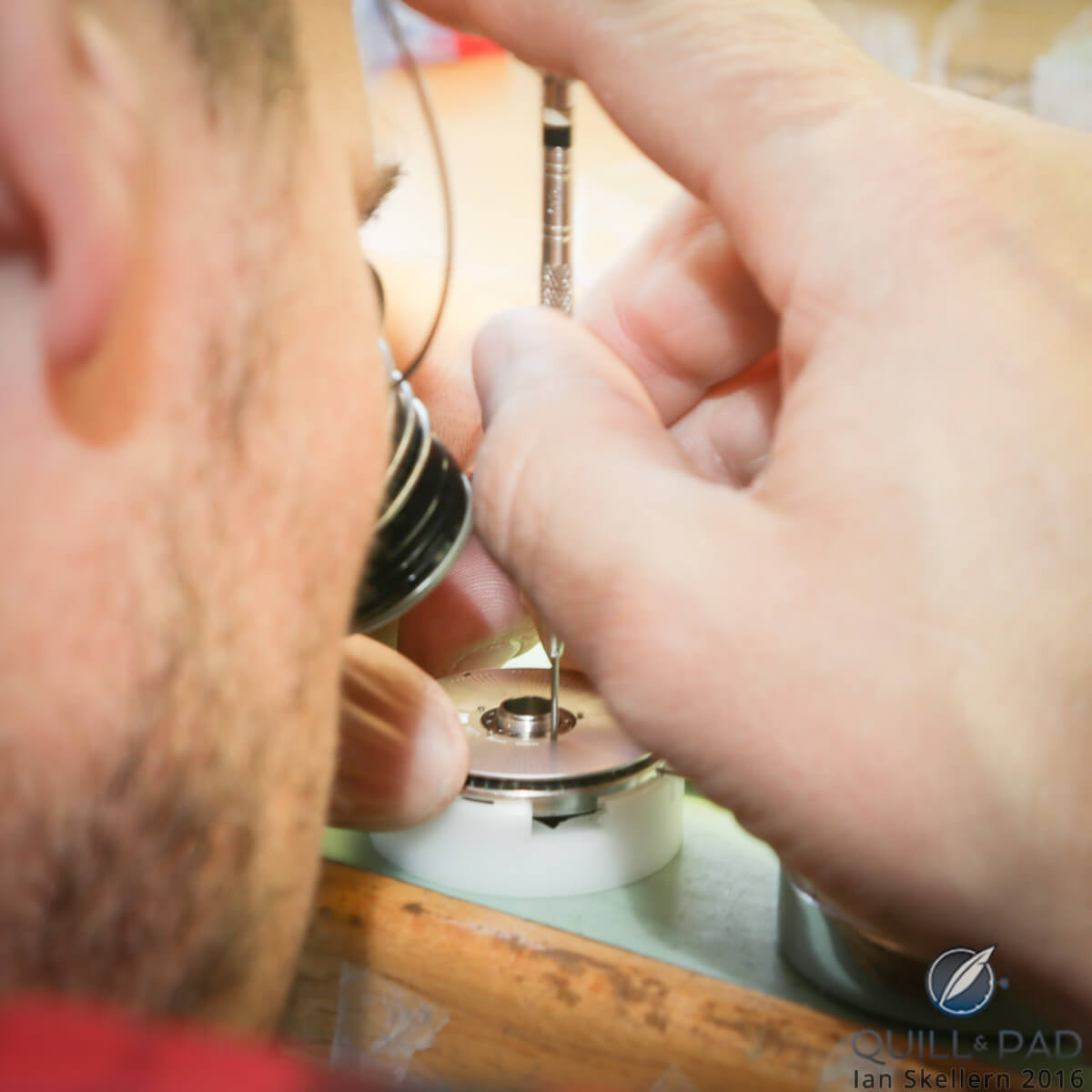 Fabergé DTZ movement being assembled at Agenhor