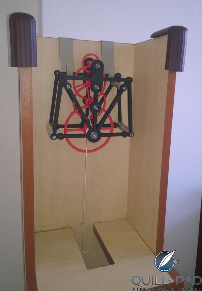 Dilip Sivaramann made many plastic 3D printed escapements for his many test models