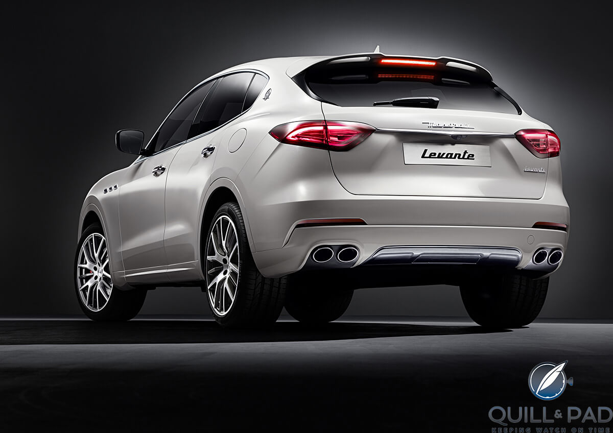 Maserati Levante from the back
