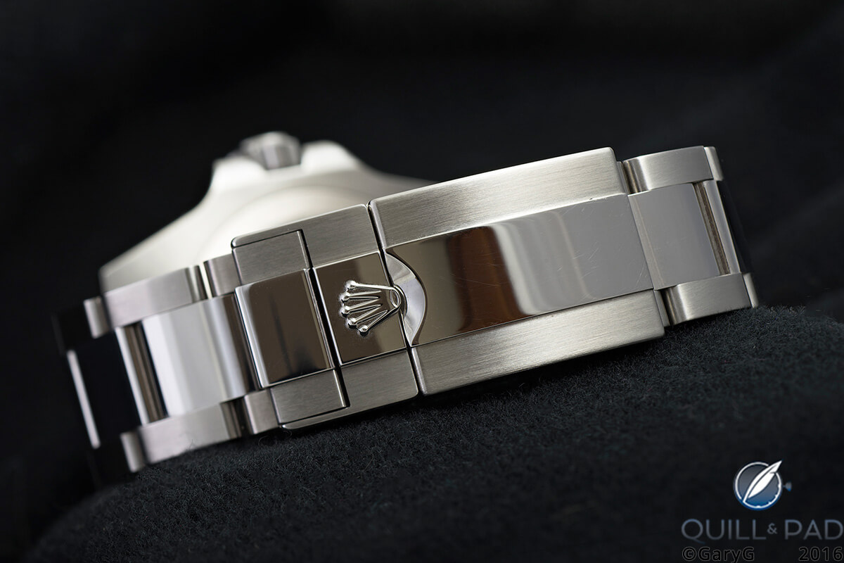 Easylink clasp of the Rolex GMT Master II Oyster Bracelet