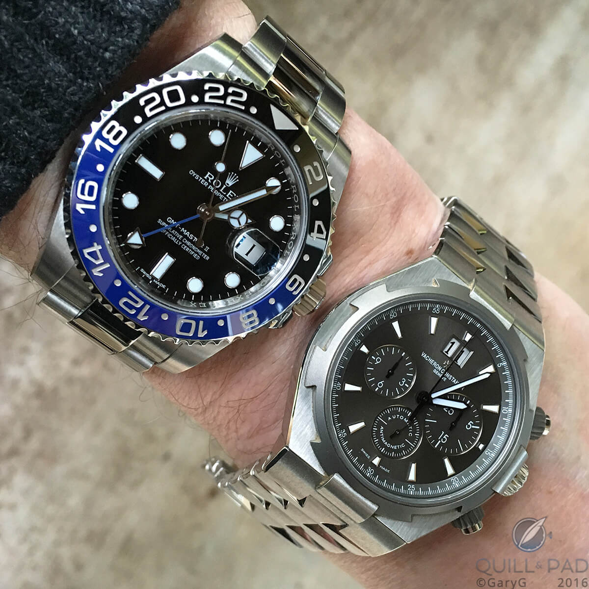Rolex Batman vs. Vacheron Constantin Overseas: one, both, or neither?