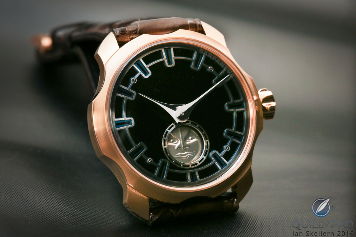 Stepan Sarpaneva K3 Northern Stars with black enamel dial