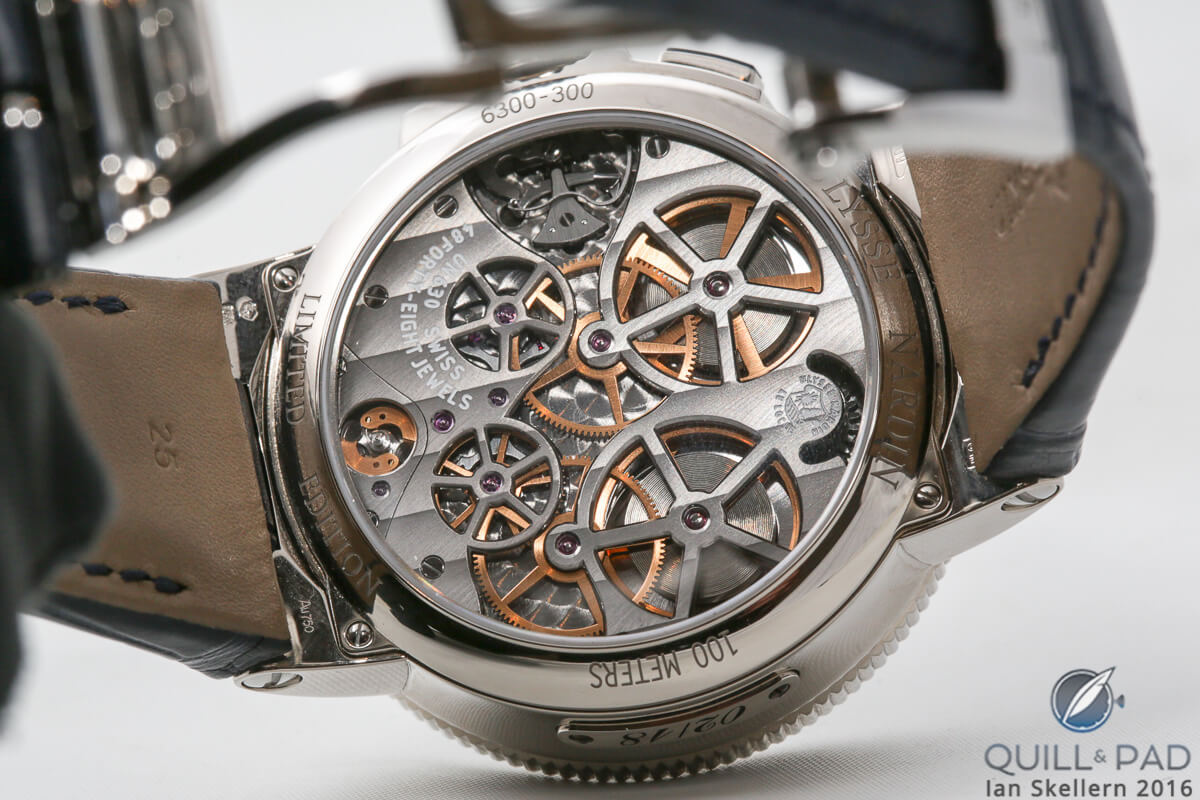 Ulysse Nardin Grand Deck Marine Tourbillon from the back