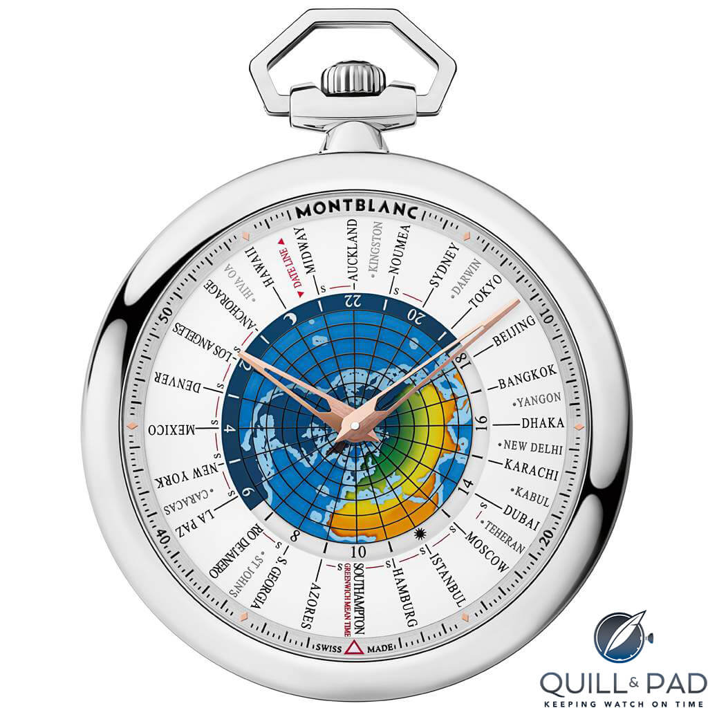 Montblanc 4810 Orbis Terrarum Pocket Watch 110 Years Edition
