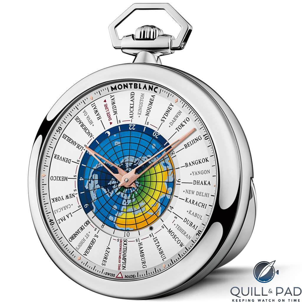 Montblanc 4810 Orbis Terrarum Pocket Watch 110 Years Edition
