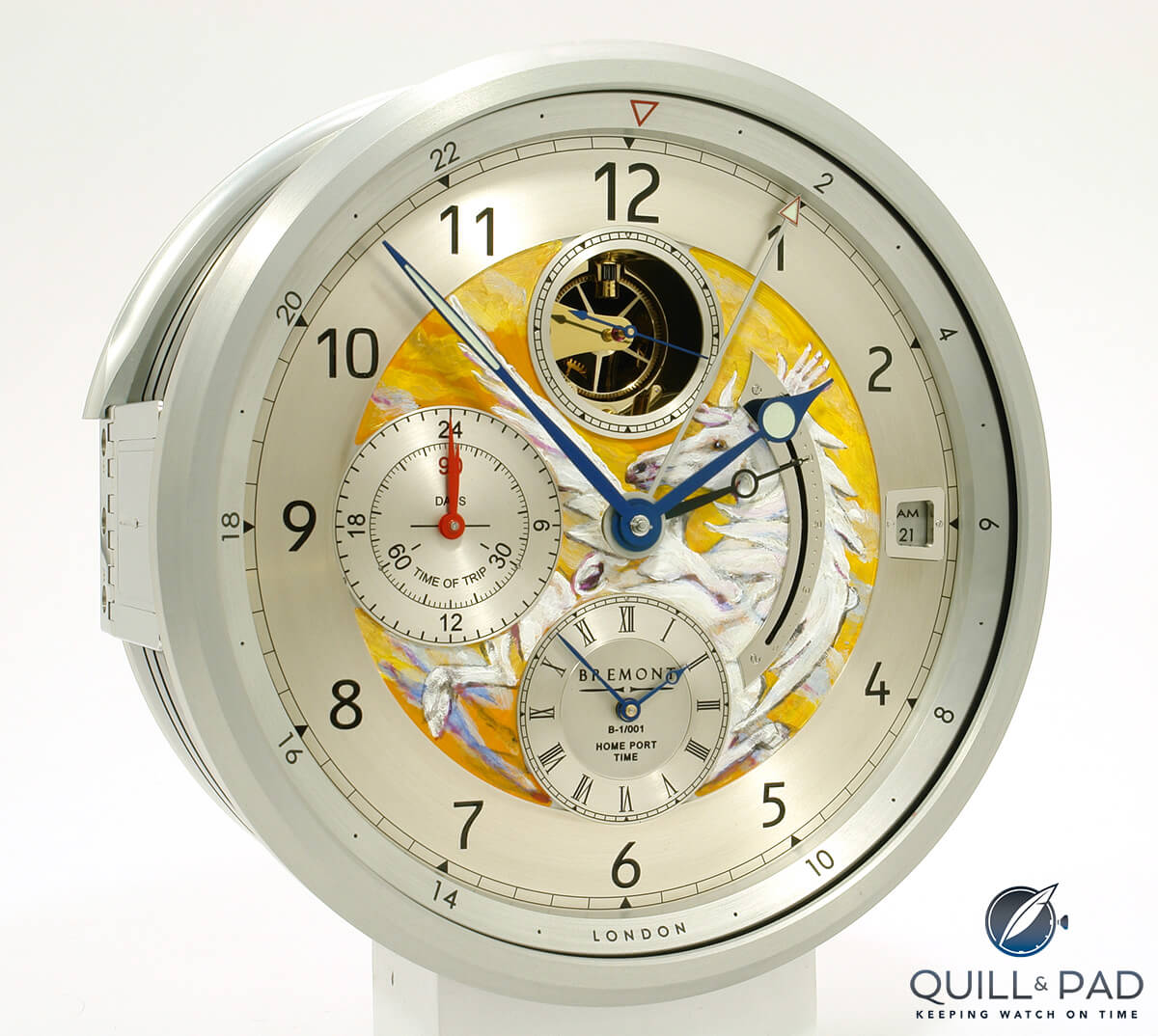 Ronnie Wood's first clock dial for Bremont was