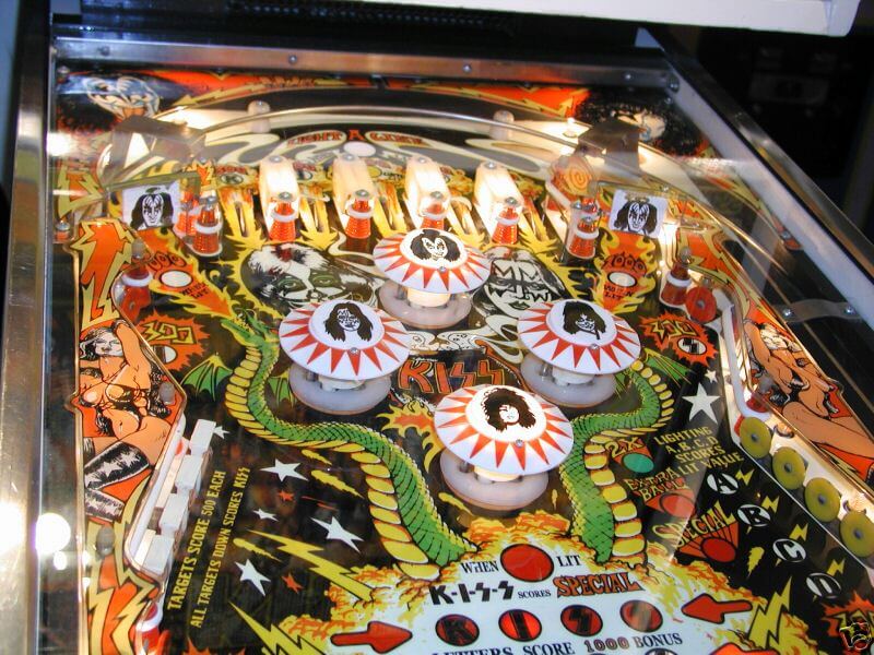Kiss pinball machine
