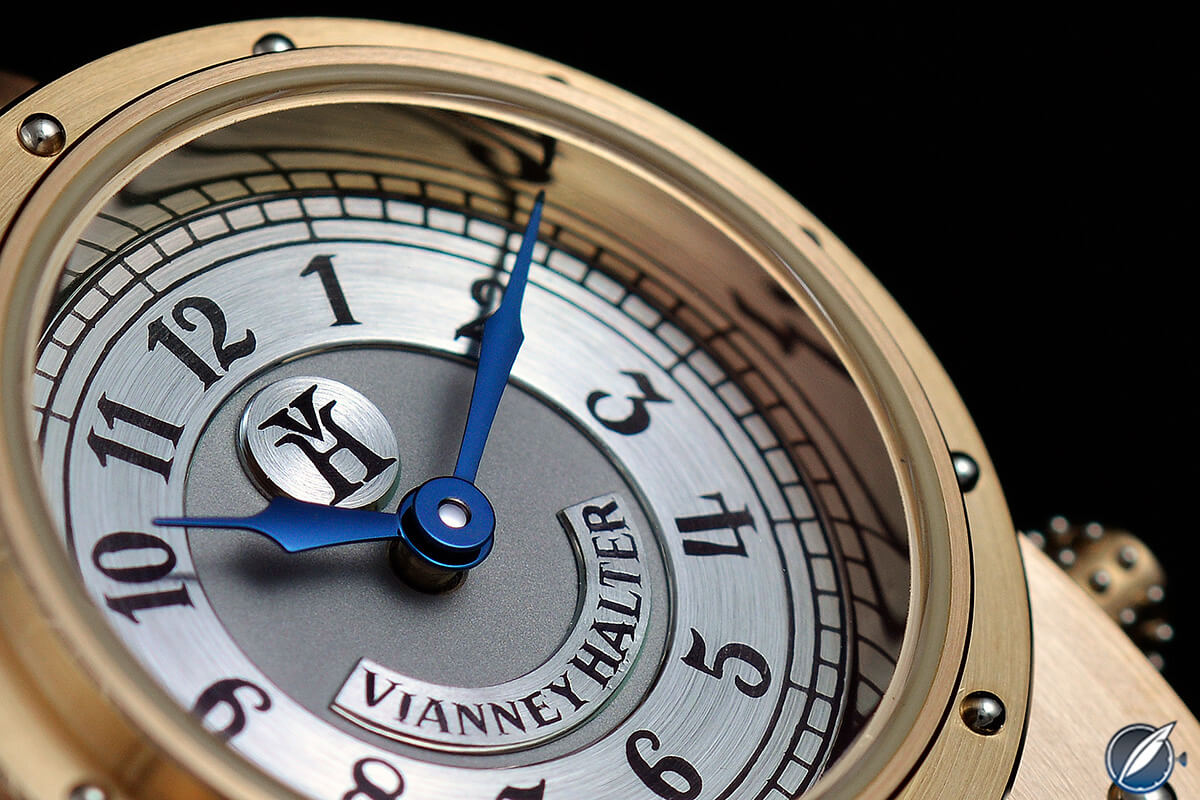 Dial detail, Vianney Halter Antiqua Number 14R