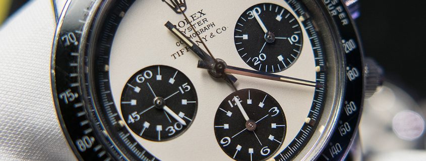 Extra value: Tiffany-dialed Rolex Daytona “Paul Newman”