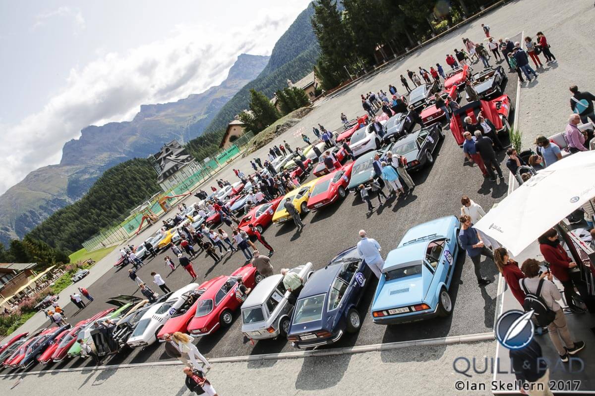 Concours d'Elégence Luigino Della Santa 2017 at the Kulm Hotel in St. Moritz