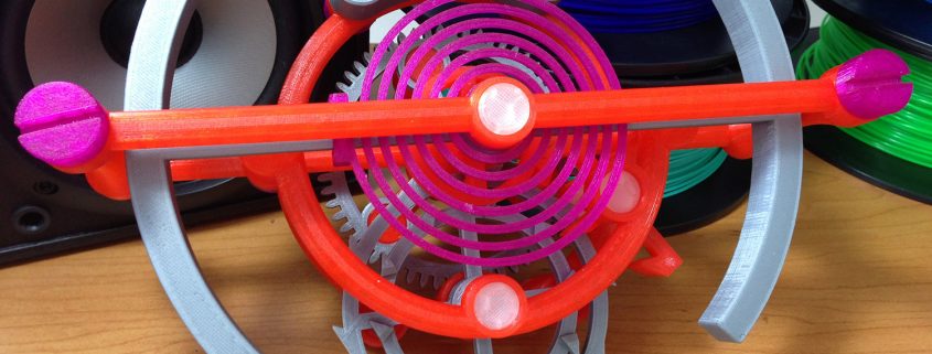 3D printed tourbillon model by Nicholas Manousos