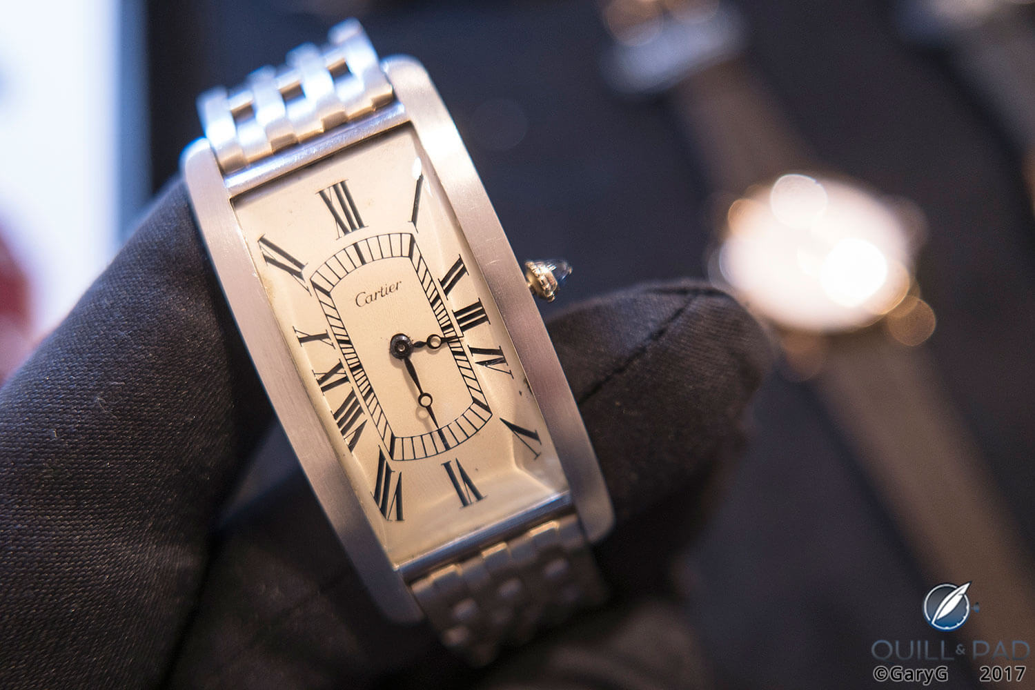 Not the Paul Newman Rolex Daytona: a Cartier Tank Cintrée sold at Phillips’ Winning Icons auction, October 2017