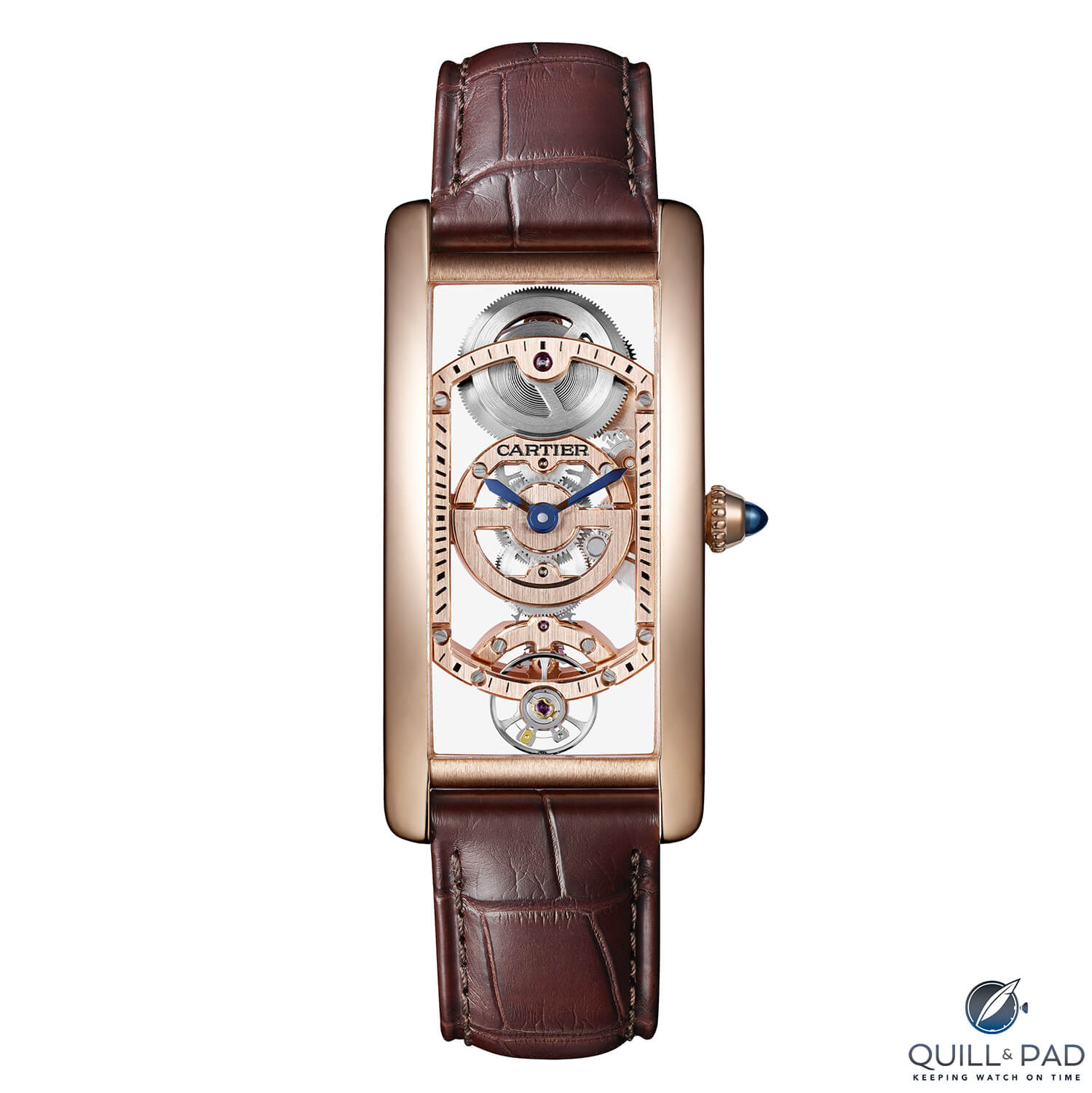 Cartier Tank Cintrée Skeleton celebrating 100 years