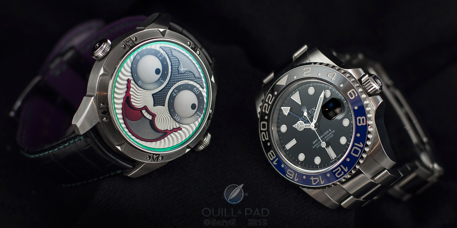 Mortal enemies or secret friends? Konstantin Chaykin Joker and Rolex