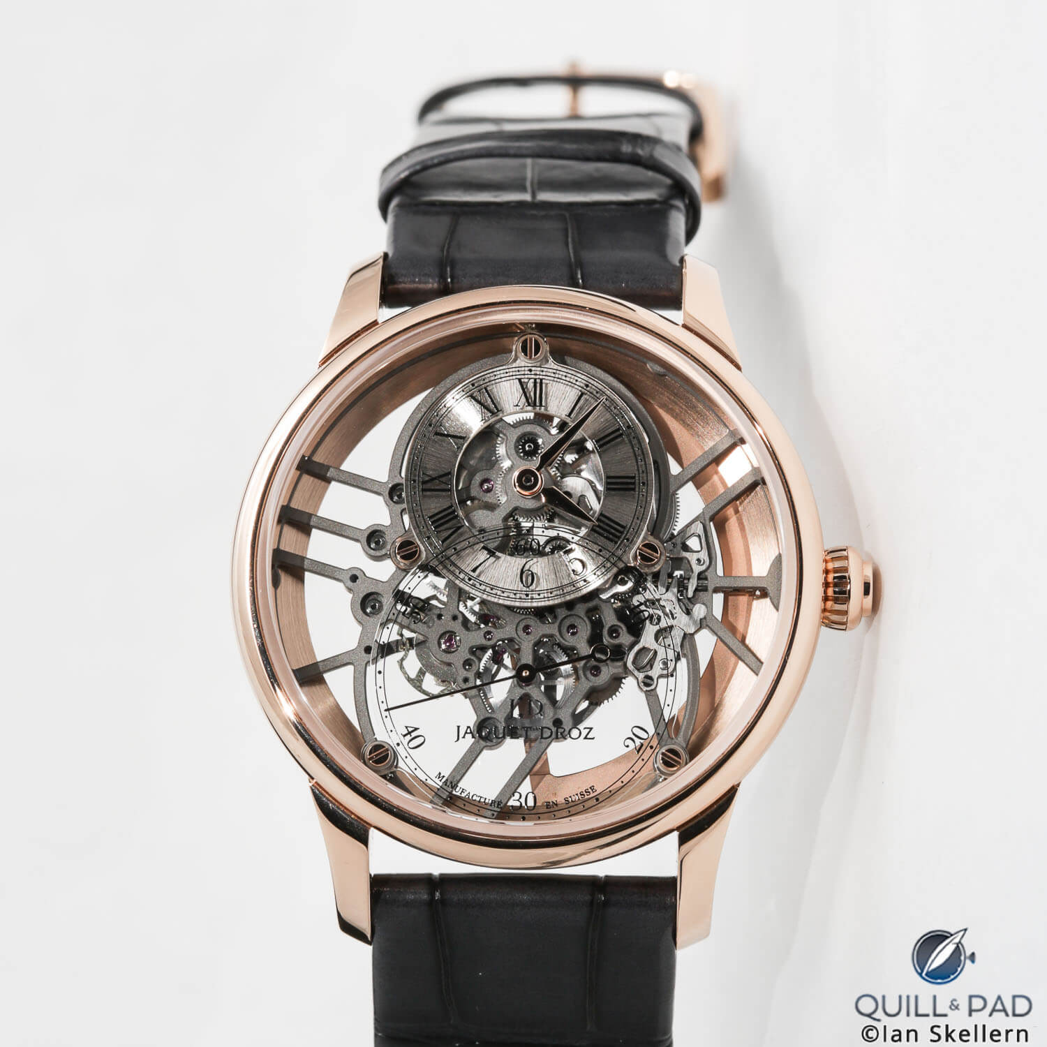 Jaquet Droz Grande Seconde Skelet-One in pink gold